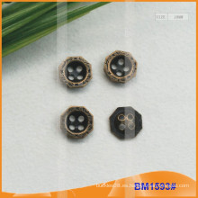 Botón de aleación de zinc y botones de metal y botón de costura de metal BM1593